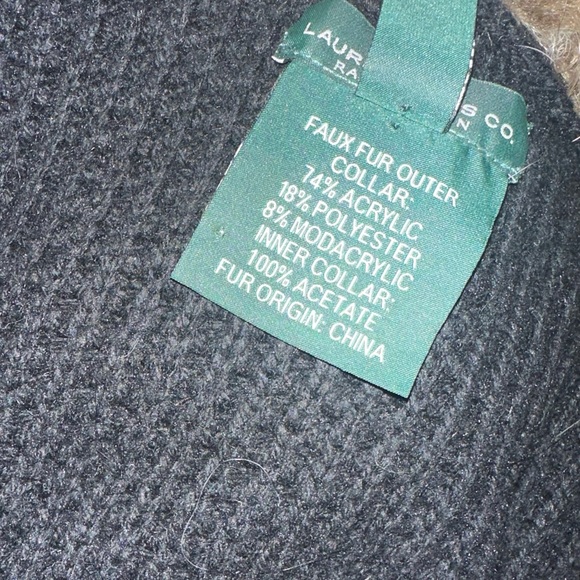 EUC Ralph Lauren Jeans Company detachable hooded cardigan with adjustable belt. - Picture 3 of 3